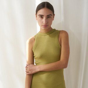 Selva Negra Bella dress ribbed (avocado) NWT